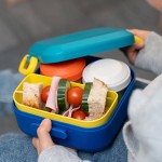 Lunchbox z przegródkami dla dzieci Rikko Midnight Lagoon / Amuse