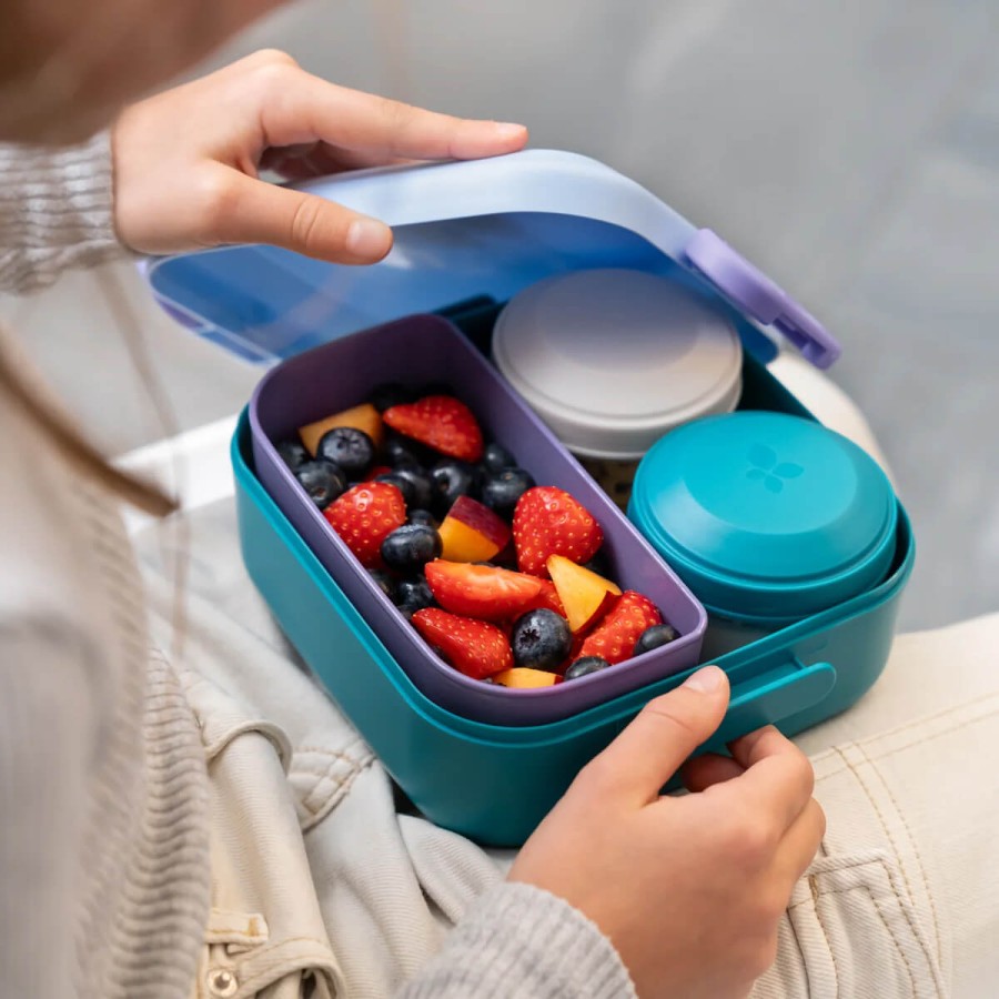 Lunchbox z przegródkami dla dzieci Rikko Lagoon Sky / Amuse
