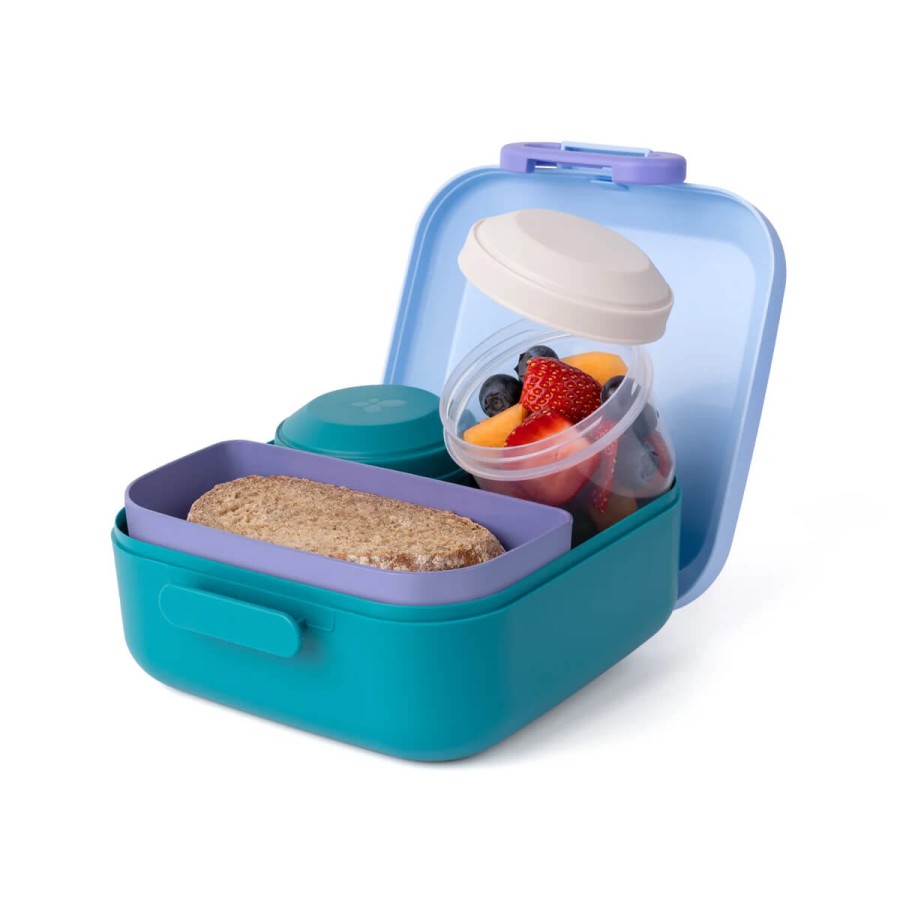 Lunchbox z przegródkami dla dzieci Rikko Lagoon Sky / Amuse