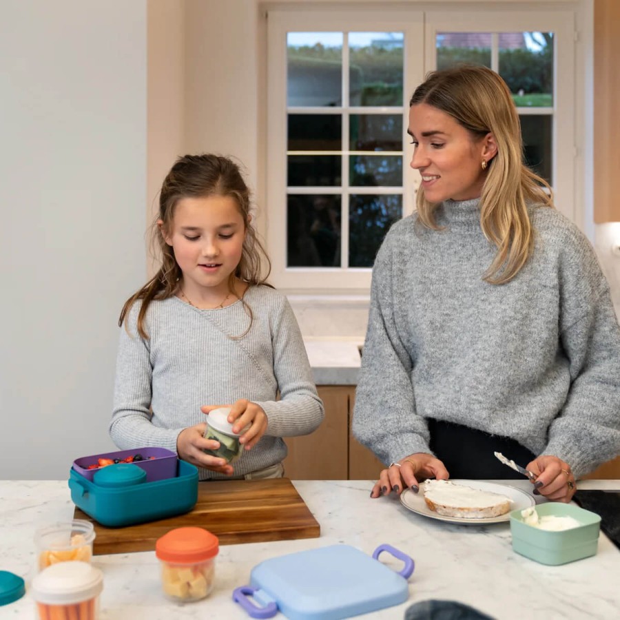 Lunchbox z przegródkami dla dzieci Rikko Lagoon Sky / Amuse