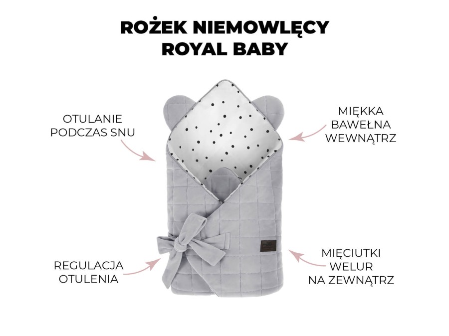 Rożek niemowlęcy Royal Baby Denim / Sleepee