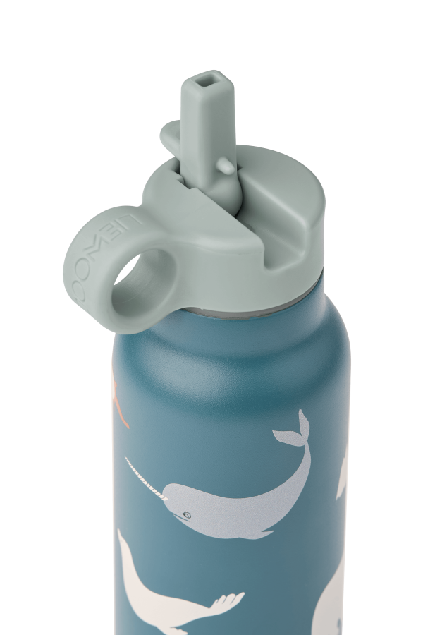 Butelka na wodę Falk, 350 ml - arctic sea, ocean view / Liewood
