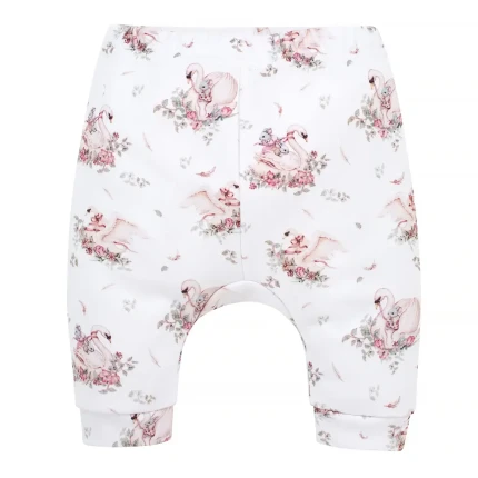 Spodnie niemowlęce organic cotton - LITTLE SWAN / YOSOY