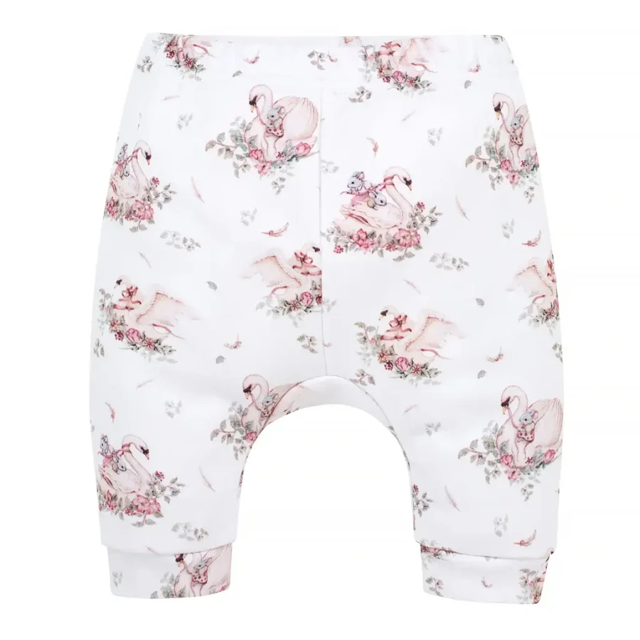 Spodnie niemowlęce organic cotton - LITTLE SWAN / YOSOY