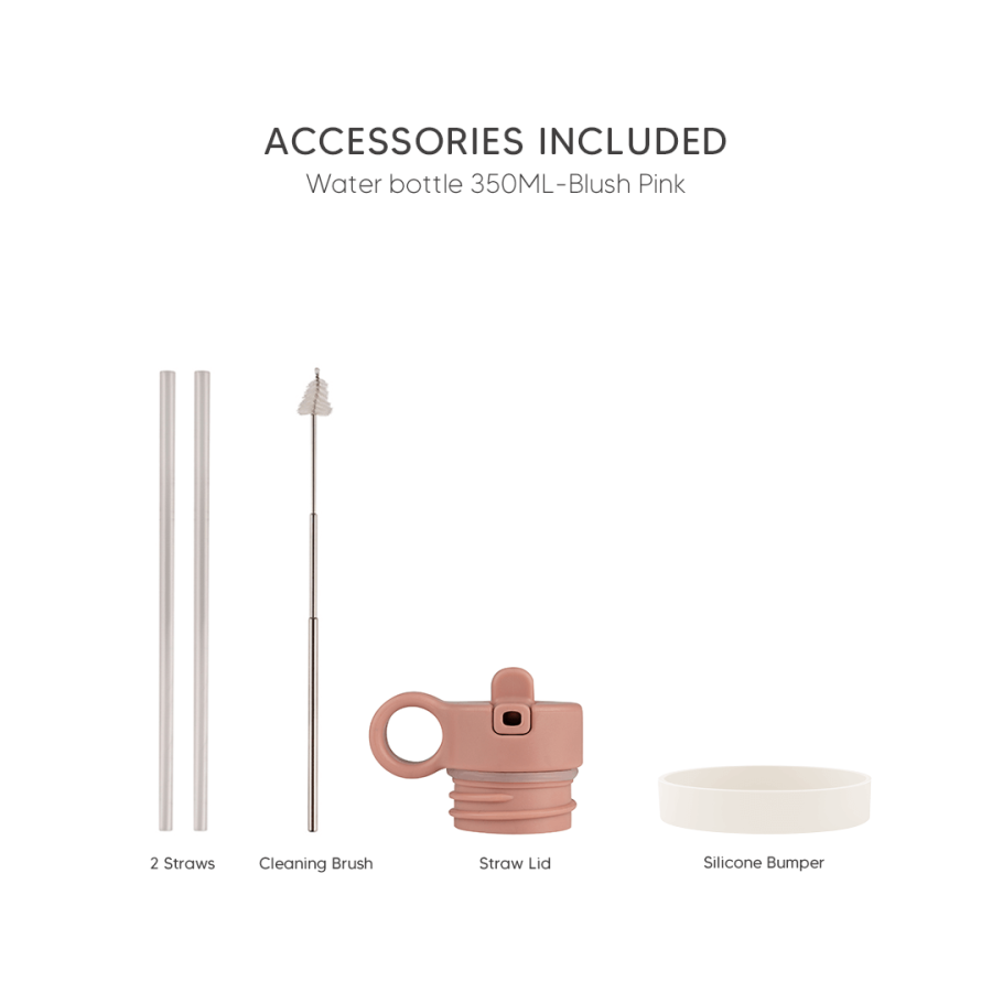 Butelka termiczna ze stali nierdzewnej 350ml - Blush Pink / Citron