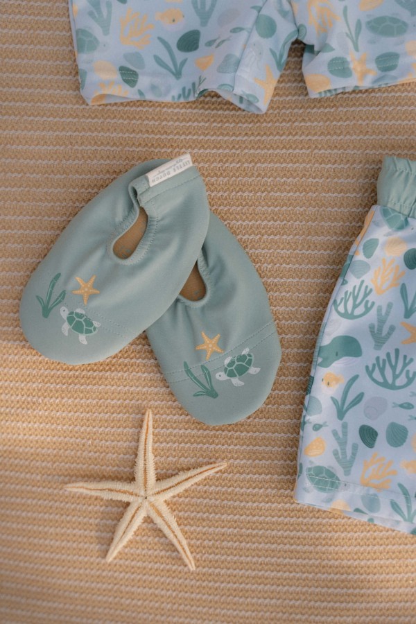 Buty do wody Seashells Surf Blue / Little Dutch