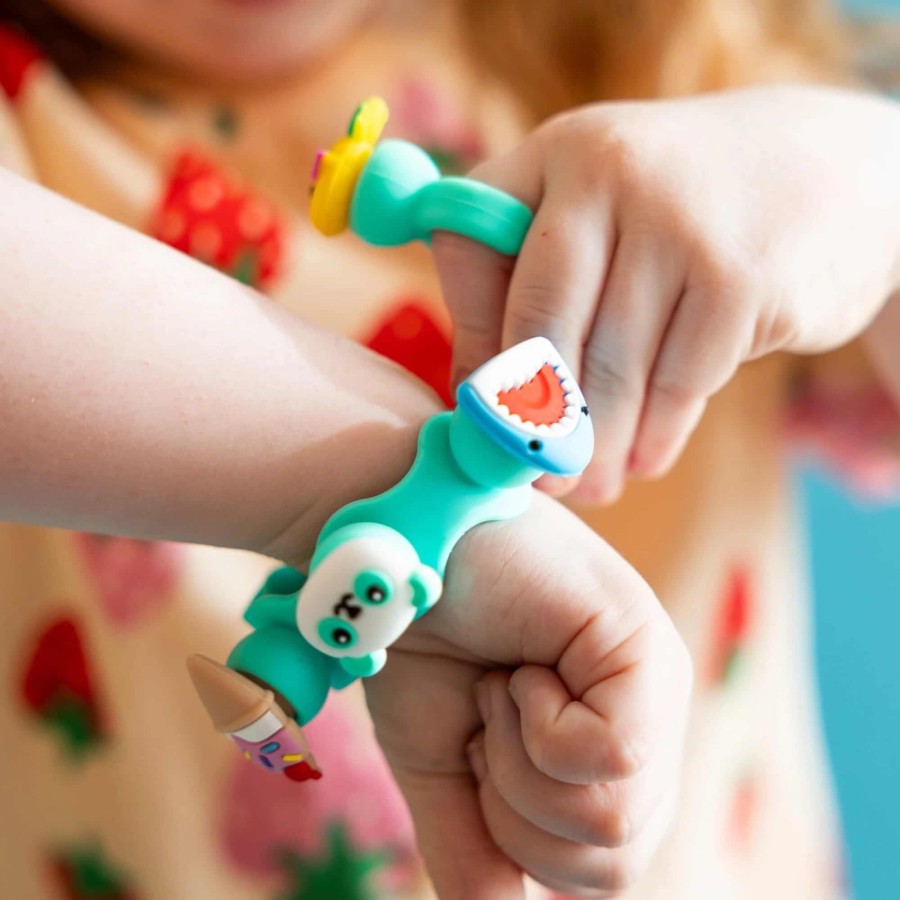 Biżuteria Plip Charms - zestaw turkusowy / Fat Brain Toys