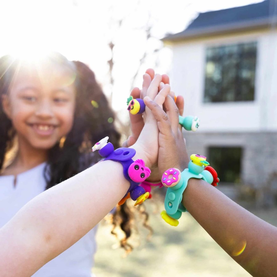 Biżuteria Plip Charms - zestaw fioletowy / Fat Brain Toys