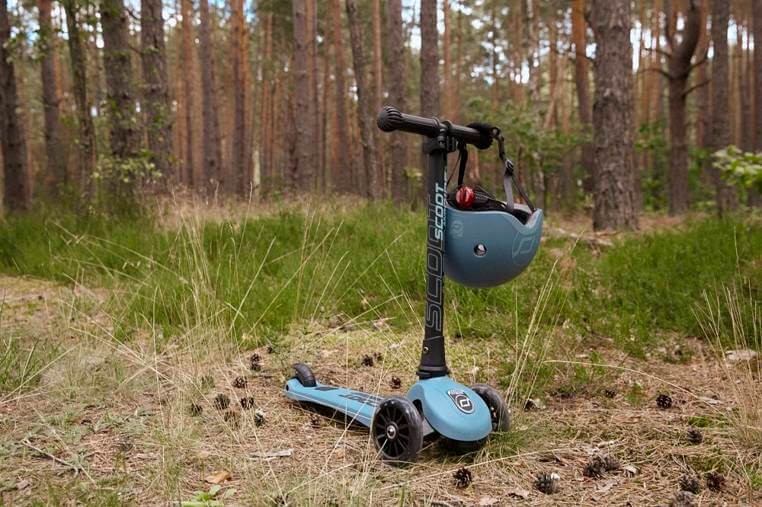Kask S-M dla dzieci 3+ Steel / Scootandride
