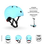 Kask S-M dla dzieci 3+ Blueberry kolekcja Icecream / Scootandride