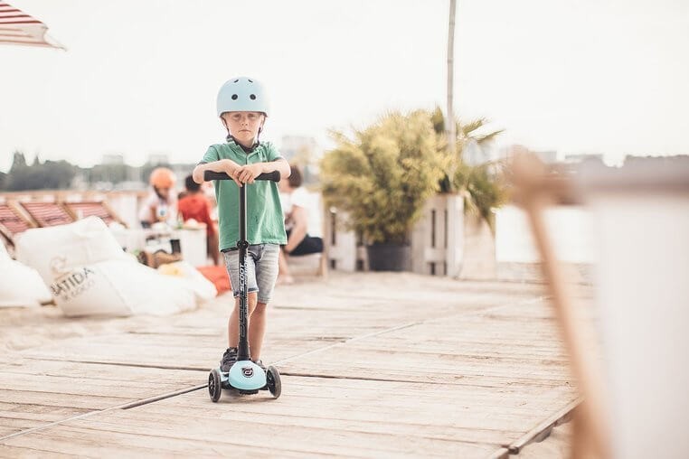 Kask S-M dla dzieci 3+ Blueberry kolekcja Icecream / Scootandride