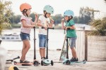 Kask S-M dla dzieci 3+ Blueberry kolekcja Icecream / Scootandride