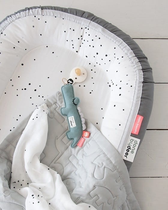 Pieluszka Dreamy Dots - white 2szt. / Done by Deer