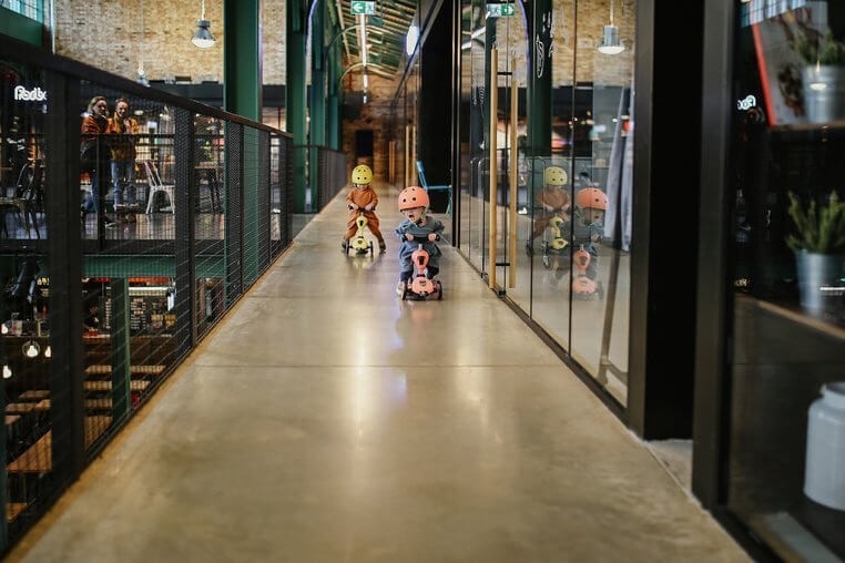 Kask XXS-S dla dzieci 1rż+ Lemon / Scootandride