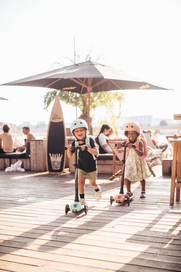 Kask S-M dla dzieci 3+ Kiwi kolekcja Icecream / Scootandride