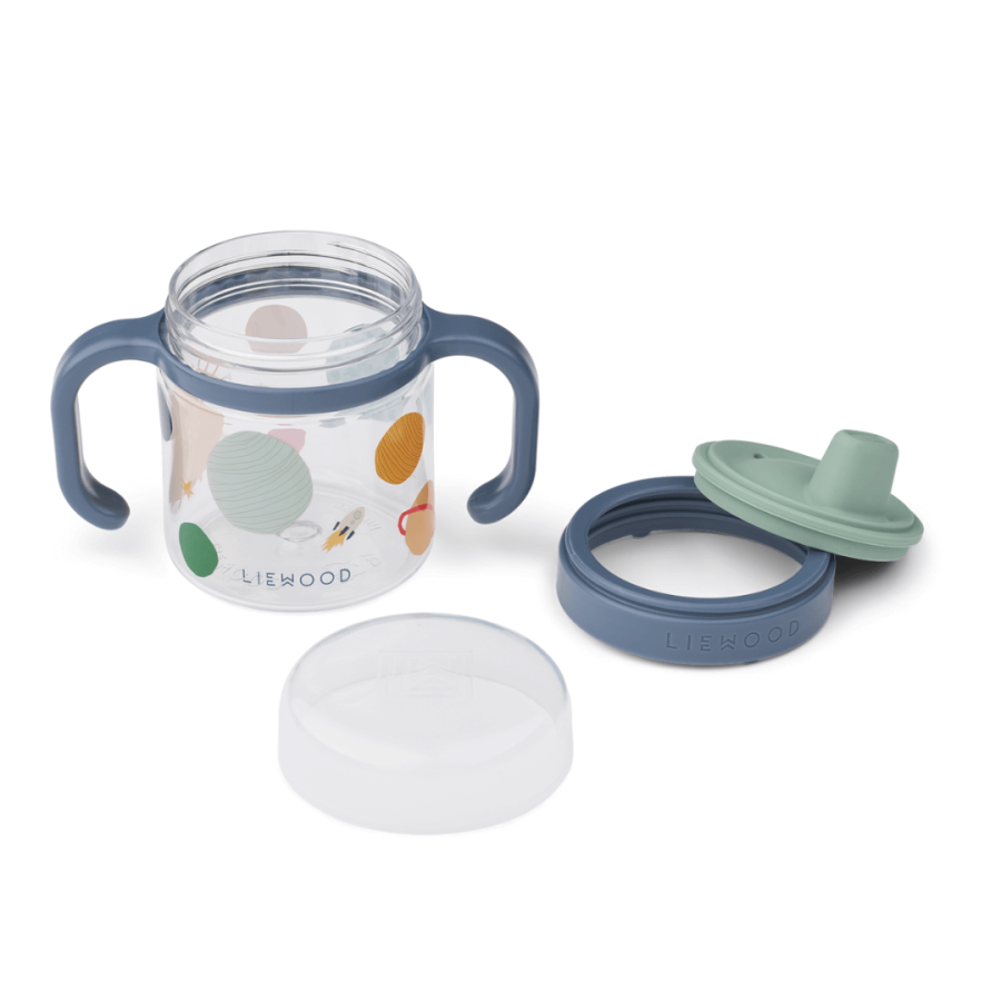 Tritanowy kubek niekapek Kylo, 280 ml - universe, classic navy / Liewood