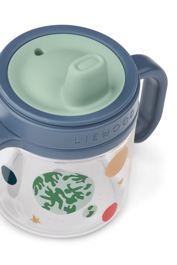 Tritanowy kubek niekapek Kylo, 280 ml - universe, classic navy / Liewood