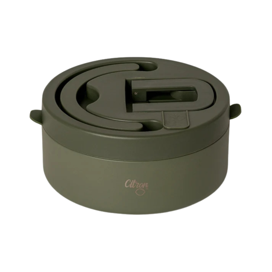 Termos Obiadowy 400ml - Olive Green / Citron