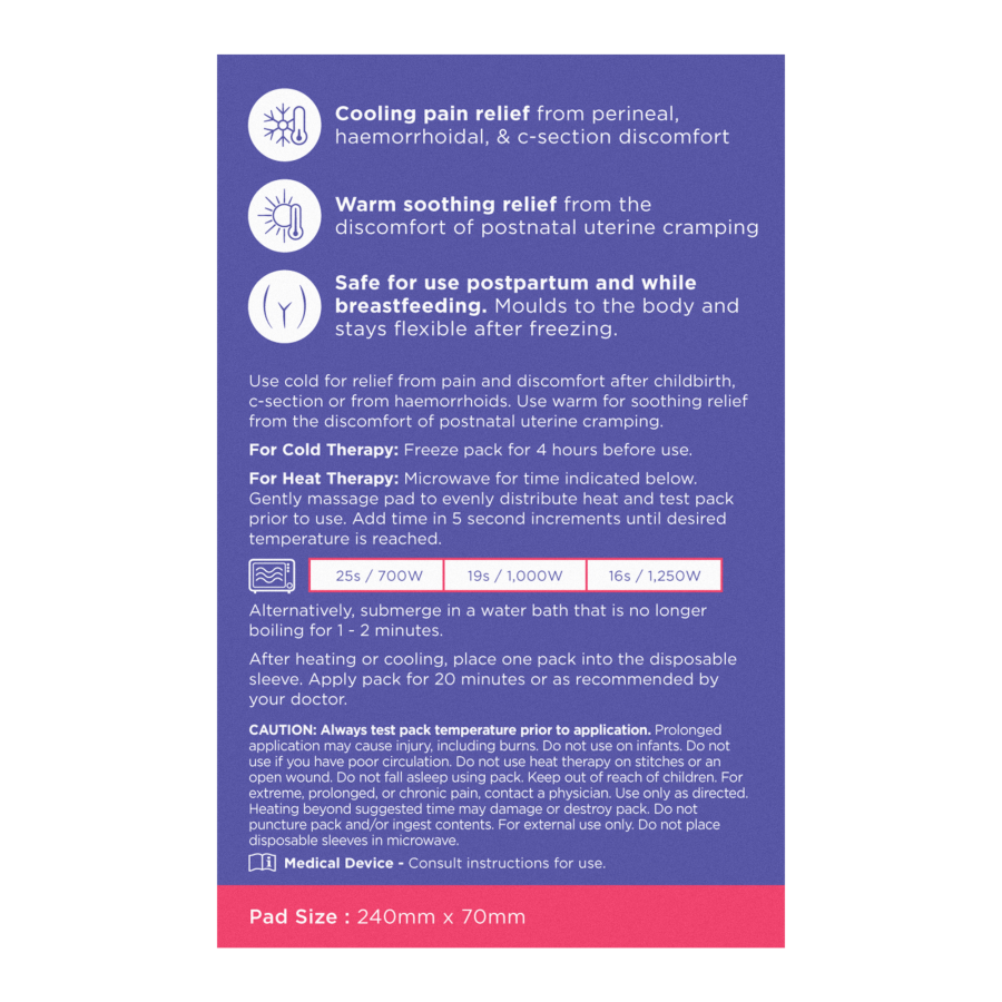 Wkładka żelowa poporodowa terapia zimnem i ciepłem / Lansinoh
