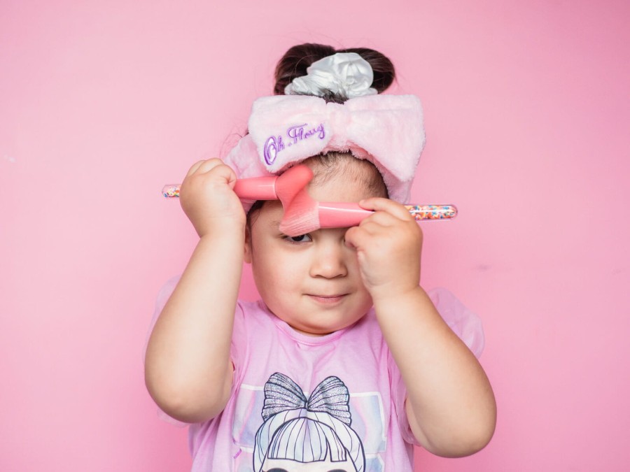 Zestaw 5 pędzli do makijażu z uchwytami w stylu słodkiej posypki / Oh Flossy