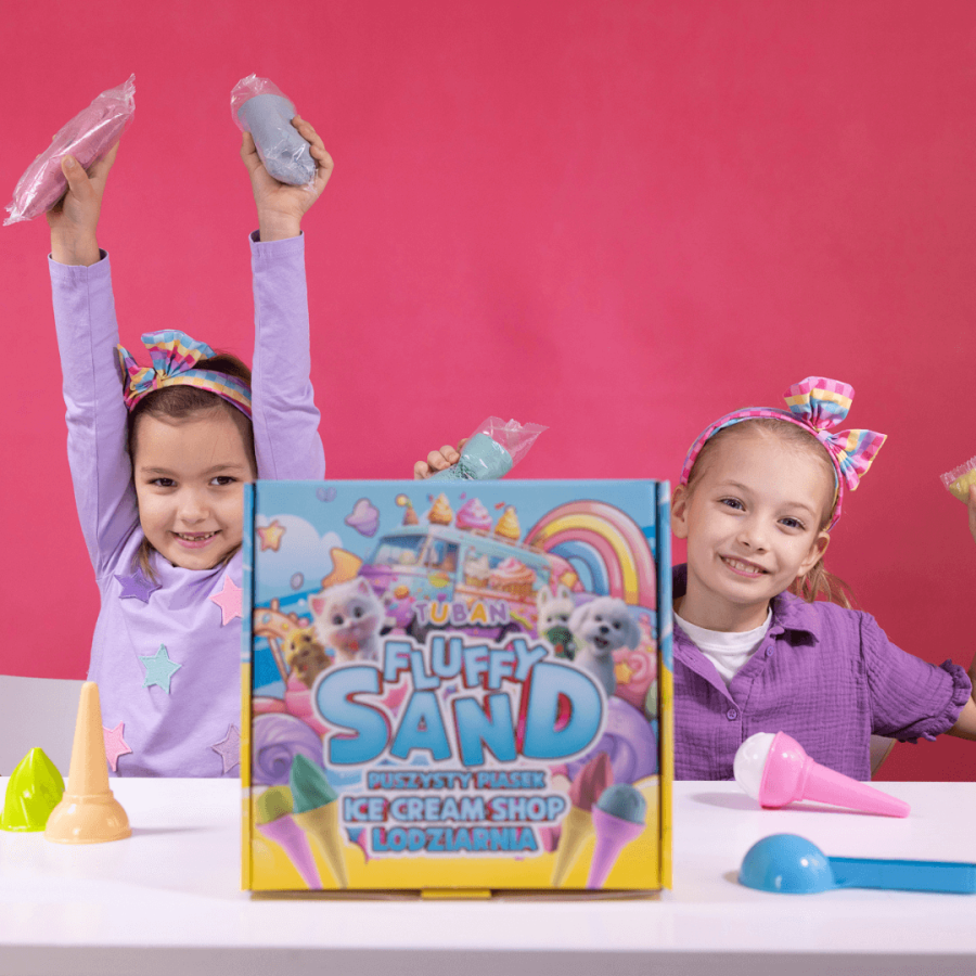 Zestaw Fluffy Sand - Puszysty piasek lodziarnia / Tuban