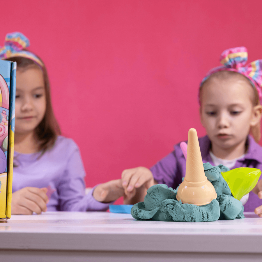 Zestaw Fluffy Sand - Puszysty piasek lodziarnia / Tuban