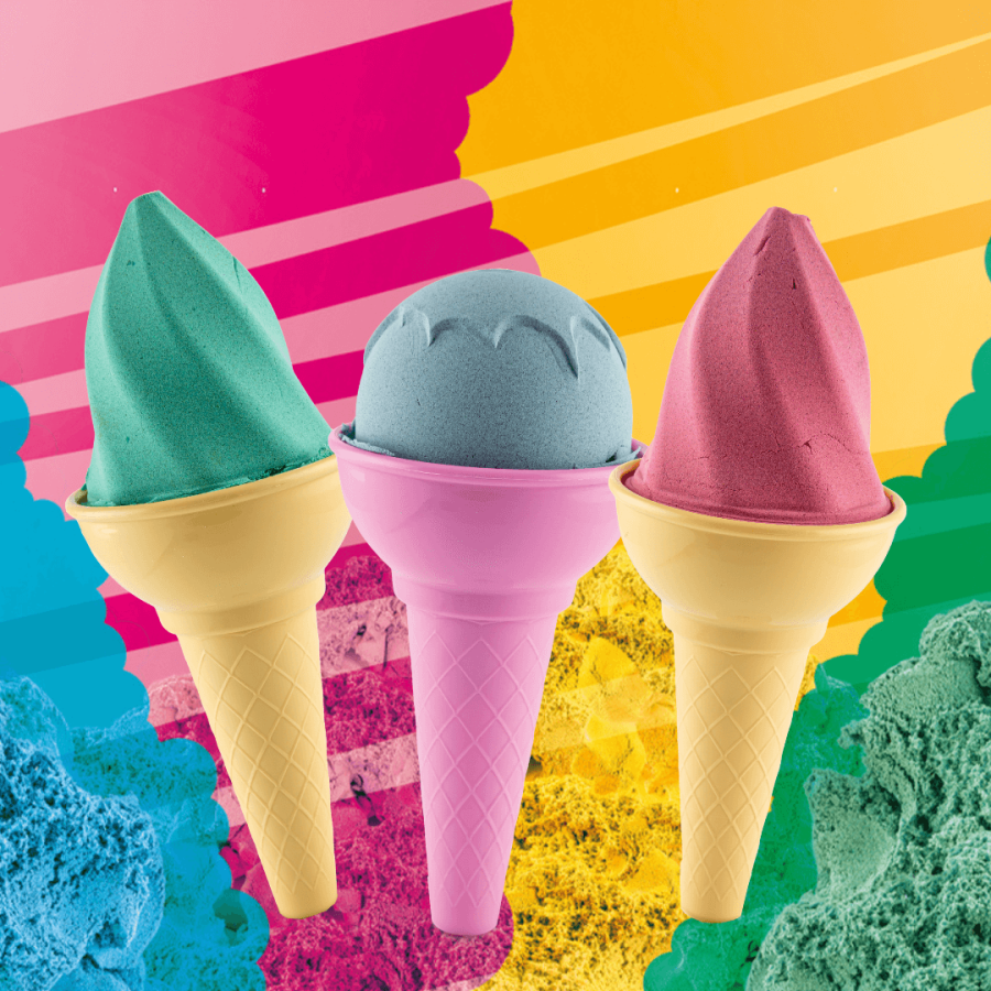 Zestaw Fluffy Sand - Puszysty piasek lodziarnia / Tuban