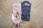 Śpiworek Sleepover Small 130x65 cm – Pudrowy Jednorożec / Kidspace
