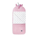 Śpiworek Sleepover Small 130x65 cm – Pudrowy Jednorożec / Kidspace
