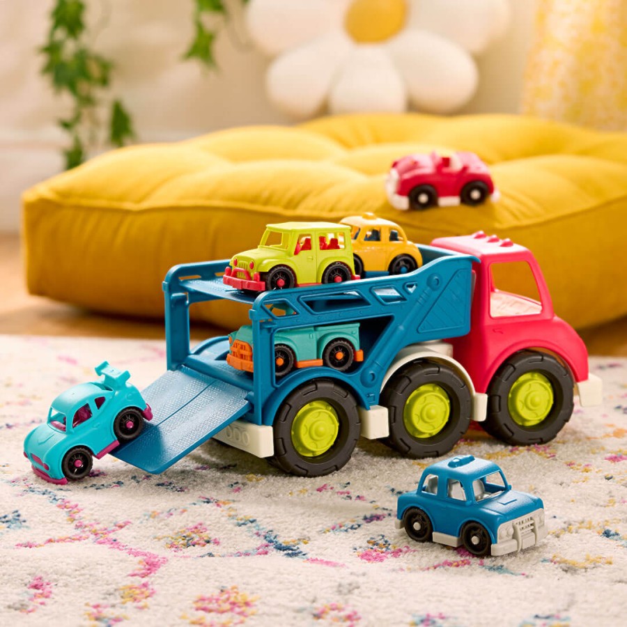 Laweta z 6 autkami – Car Carrier / Wonder Wheels