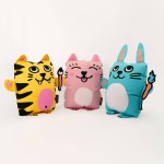 Dmuchana poduszka dla dzieci - kot / OMY