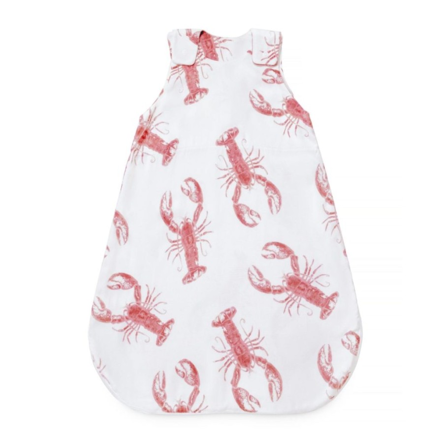 Śpiworek bambusowy letni ROZMIARY – Lobster Strawberry Pink