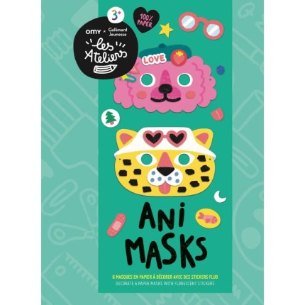 Ani Masks - kreatywna zabawa / OMY X GALLIMARD