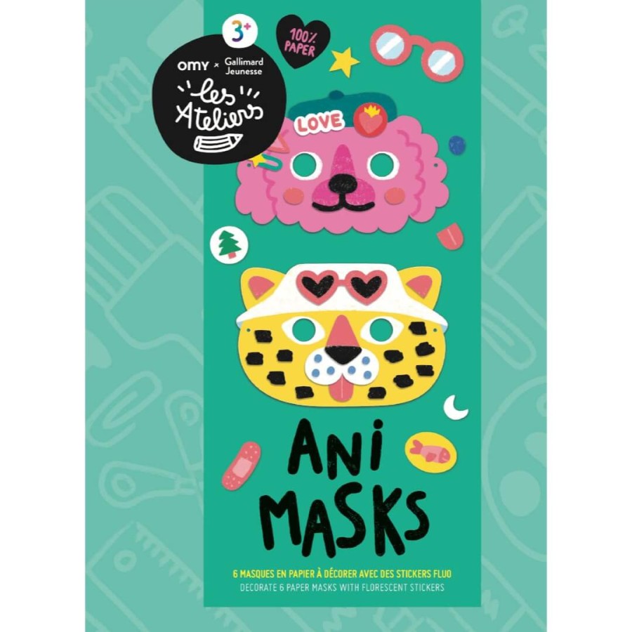 Ani Masks - kreatywna zabawa / OMY X GALLIMARD