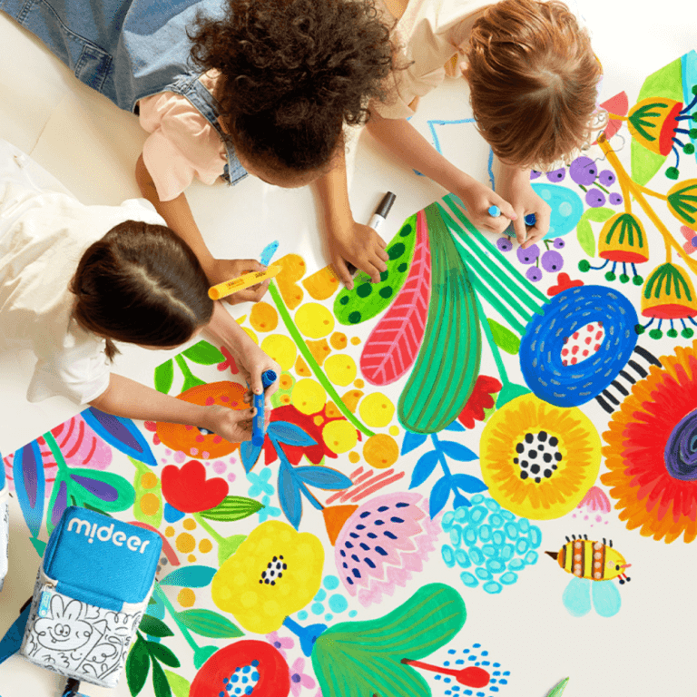 Markery akrylowe z okrągłą końcówką (6 kolorów) / Mideer