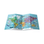 Mapa świata dla dzieci 4+ / Czytaj z Albikiem