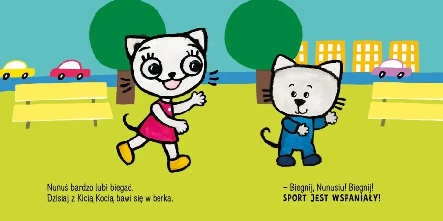 Kicia Kocia i Nunuś. Sport jest wspaniały / Wydawnictwo Media Rodzina