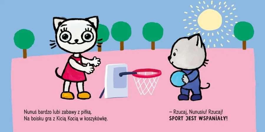 Kicia Kocia i Nunuś. Sport jest wspaniały / Wydawnictwo Media Rodzina