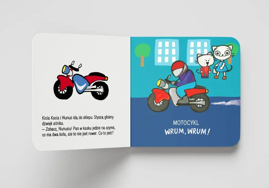 Kicia Kocia i Nunuś. Pojazdy / Wydawnictwo Media Rodzina