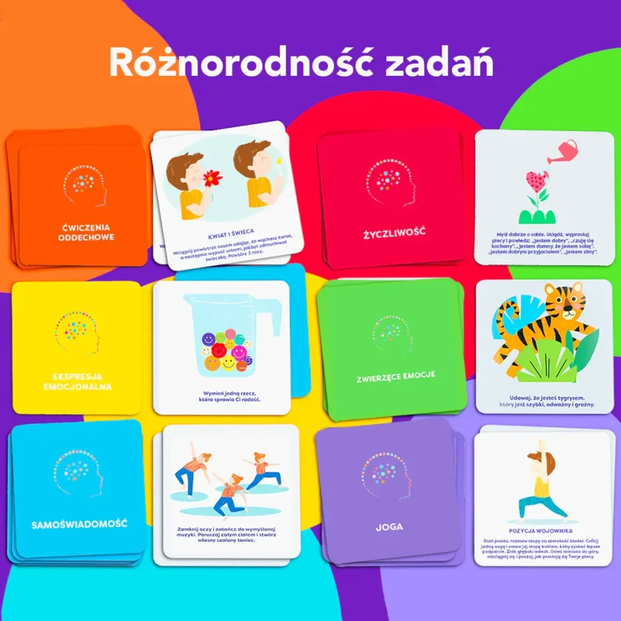Kostka aktywności - mindfulness. Gra + mini e-book 4+ / rozwojowa mama