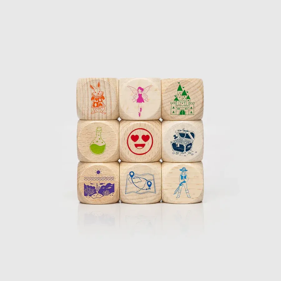 Wasze historie - zestaw kości do opowiadania historii + mini e-book 3+ / rozwojowa mama