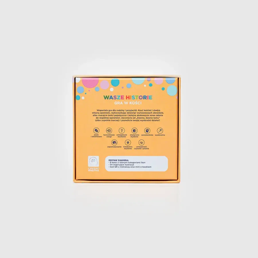 Wasze historie - zestaw kości do opowiadania historii + mini e-book 3+ / rozwojowa mama