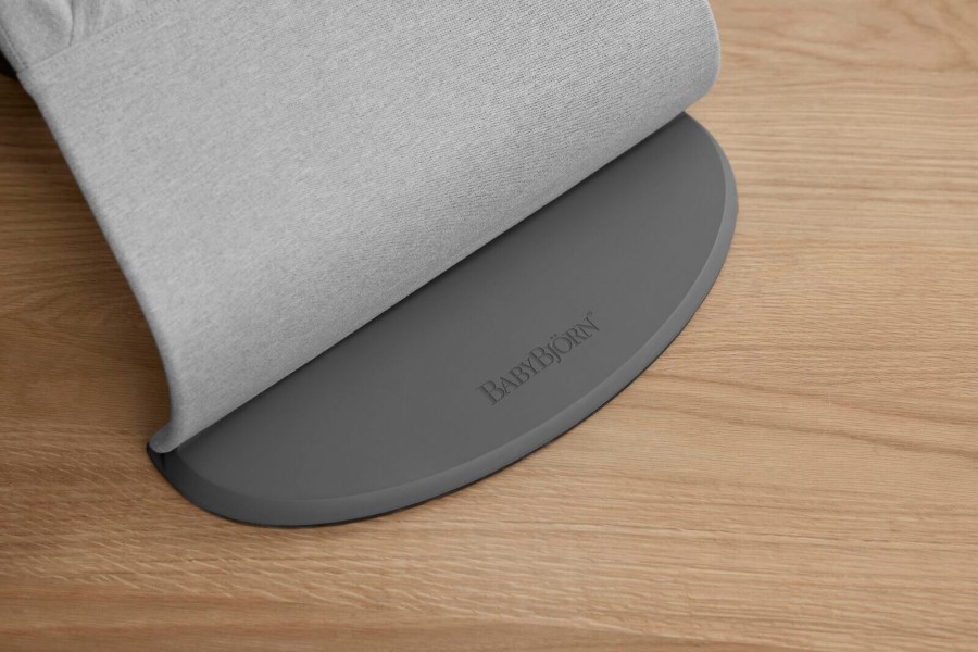 BABYBJORN - leżaczek BLISS WOVEN, Jasny szary melanż