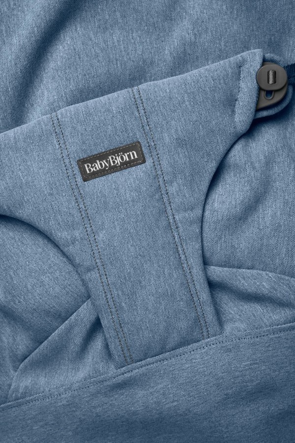 BABYBJORN - leżaczek BLISS WOVEN, Niebieski melanż