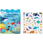 Zestaw żelowych naklejek wielokrotnego użytku - Niesamowite Akwarium / Mideer