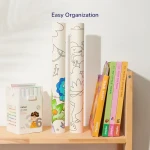 Kolorowanka w rolce samoprzylepna - Dinozaury / Mideer