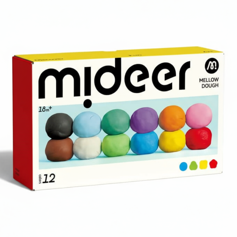 Ciastolina (12 kolorów) / Mideer