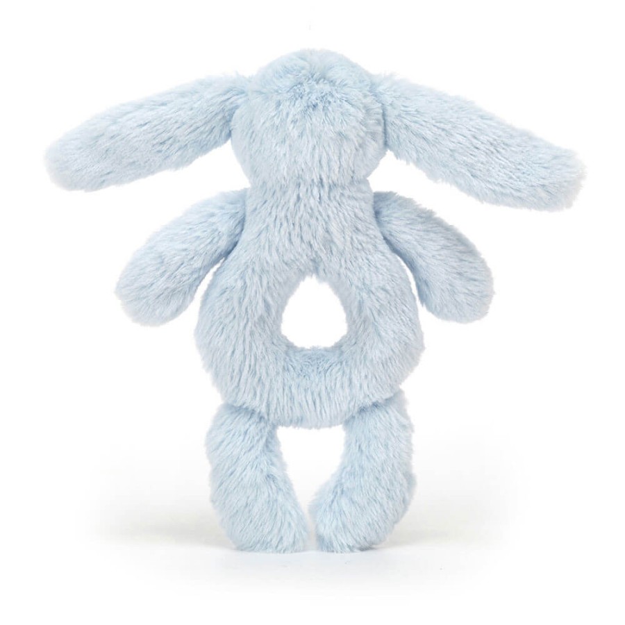 Króliczek grzechotka 18 cm - niebieski / Jellycat