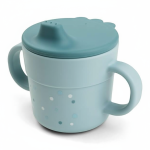 Kubek z ustnikiem Foodie Happy Dots Blue / Done by Deer
