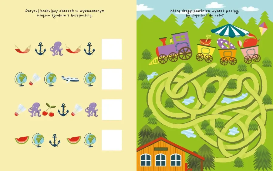 Wakacyjne zabawy z flamastrem ścierającym / Wydawnictwo Wilga